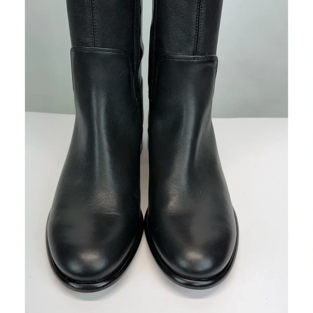 New Vince Cody Over the Knee Boot Black Sz 7.5